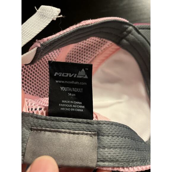 MOVI Sunset Trucker Hat EVRYday Logo Mesh Cap Pink/Orange Gradient - Picture 5 of 6